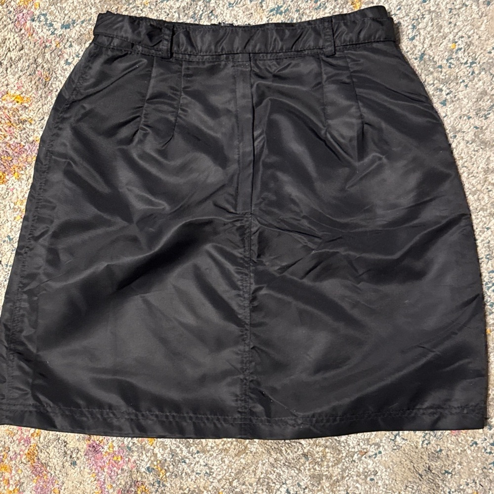 Vintage Moda International 1980s Cropped Nylon Parachute Jacket & Mini Skirt Set - Picture 10 of 12